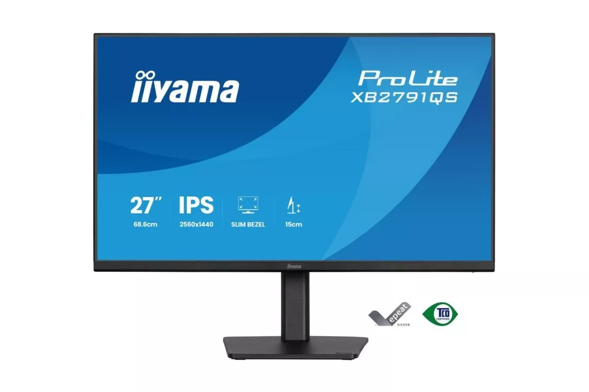 Monitor iiyama ProLite XB2791QS-B1 27" Quad HD 75Hz IPS Altura Ajustable 1ms