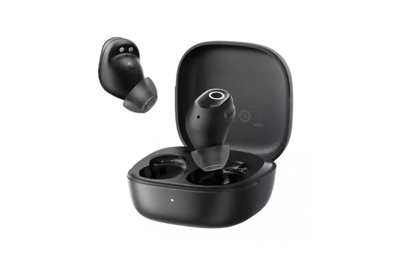 Auriculares Baseus Bass BD1 inal&aacute;mbricos Bluetooth con graves reforzados y resistencia IP55 negros