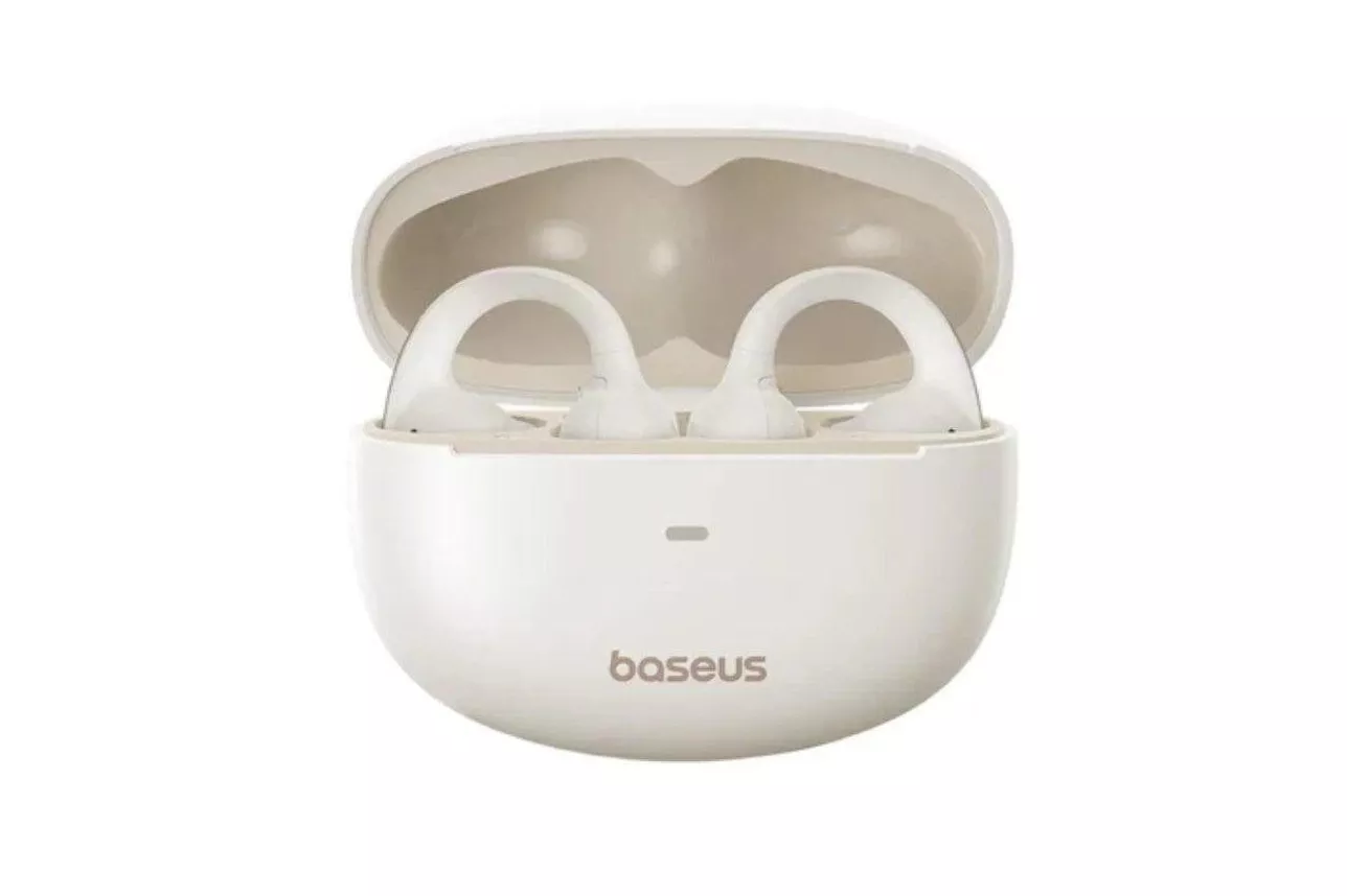 Auriculares Baseus Bowie MC1 inal&aacute;mbricos Bluetooth deportivos con micr&oacute;fono y resistencia IP57 blancos