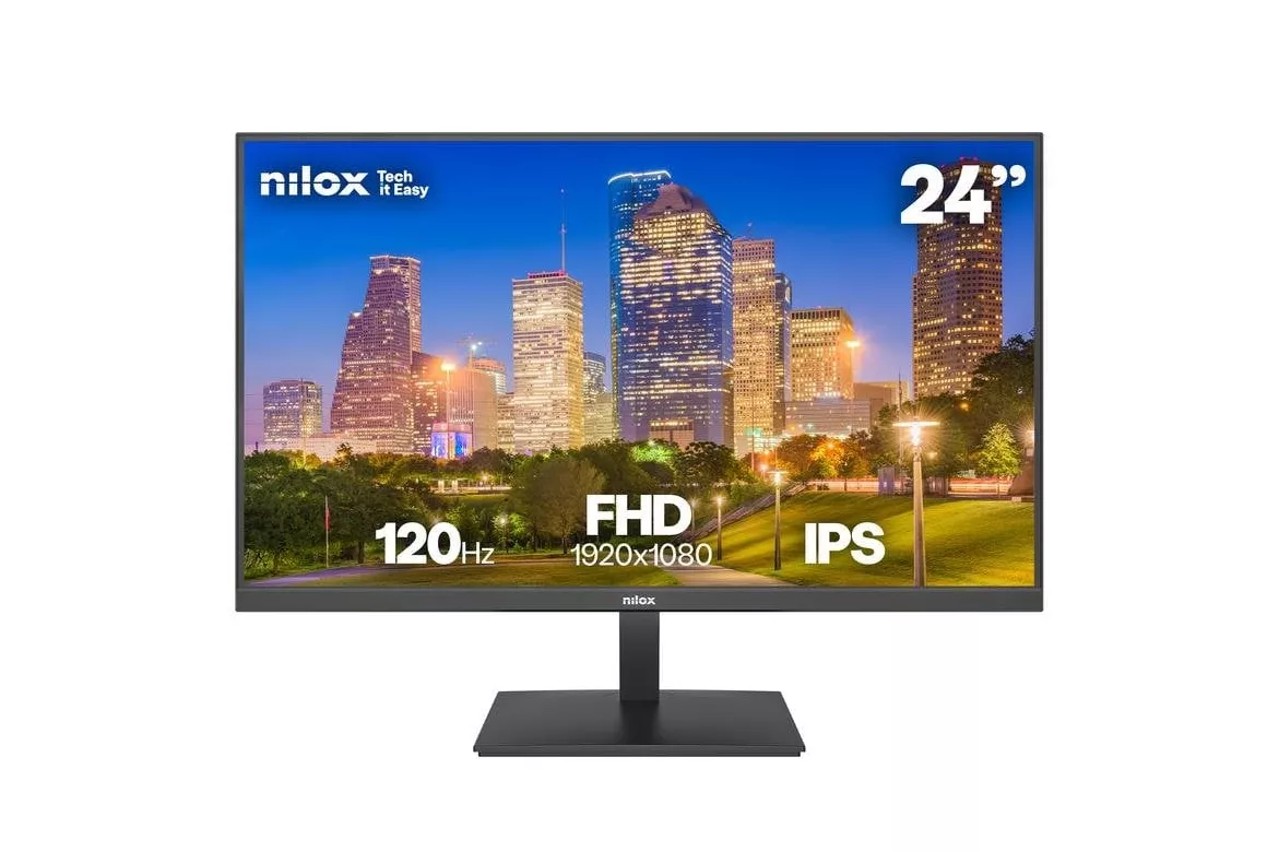 Monitor Nilox NXM24FHD1204 24" FullHD 120Hz IPS Tiempo de respuesta 4 ms HDMI y DisplayPort