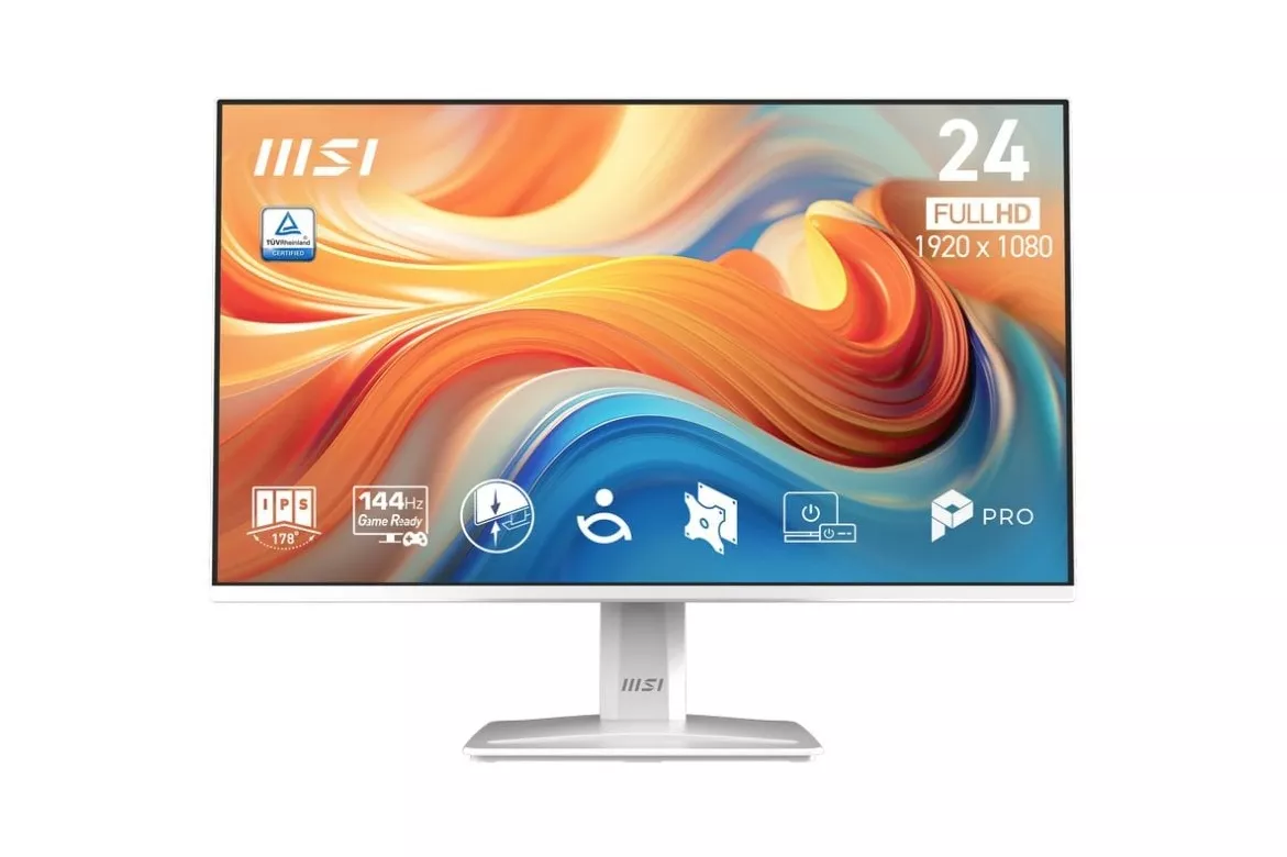 Monitor MSI PRO MP243W E14 23.8" FullHD 144Hz IPS 1ms Altavoces HDR VESA