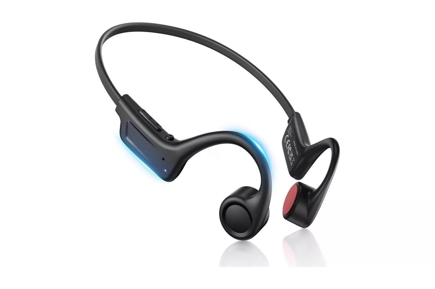 Auriculares Kinglucky X7 inal&aacute;mbricos Bluetooth 5.4 deportivos conducci&oacute;n &oacute;sea resistentes al sudor negros