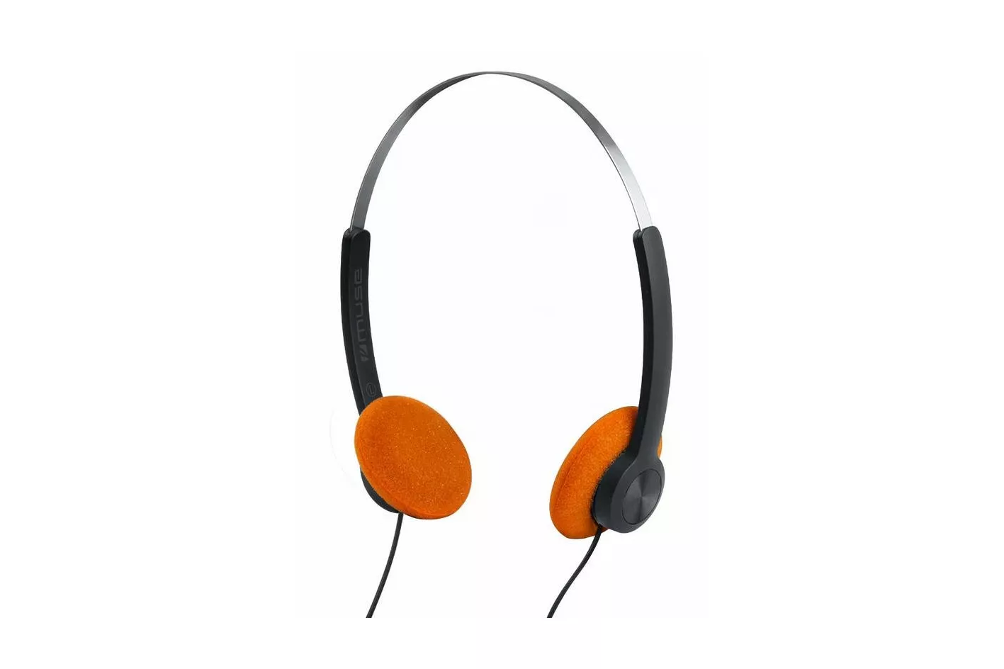 Auriculares Muse M-206 CF con cable USB-C Supraaural cerrado Control de volumen Naranja