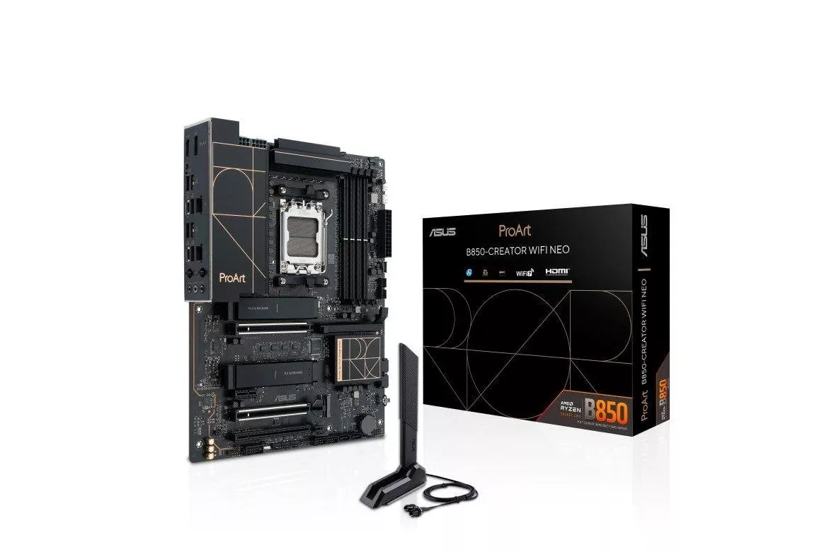 Placa Base ASUS PROART B850-CREATOR WIFI NEO B850 AM5 DDR5 ATX WiFi 7 PCIe 5.0 RAID