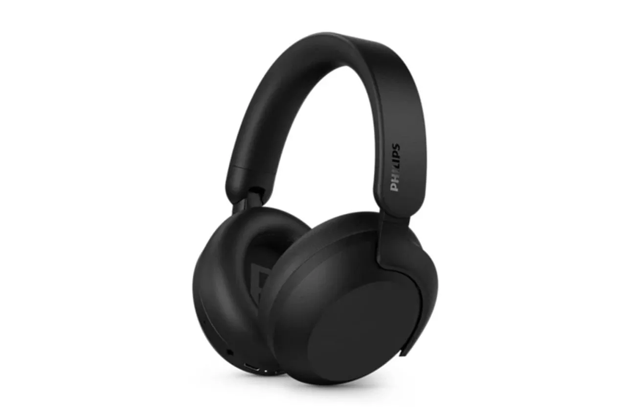 Auriculares Philips TAH8000EBK/00 inal&aacute;mbricos Bluetooth con Cancelaci&oacute;n de Ruido, micr&oacute;fono y control t&aacute;ctil, negros