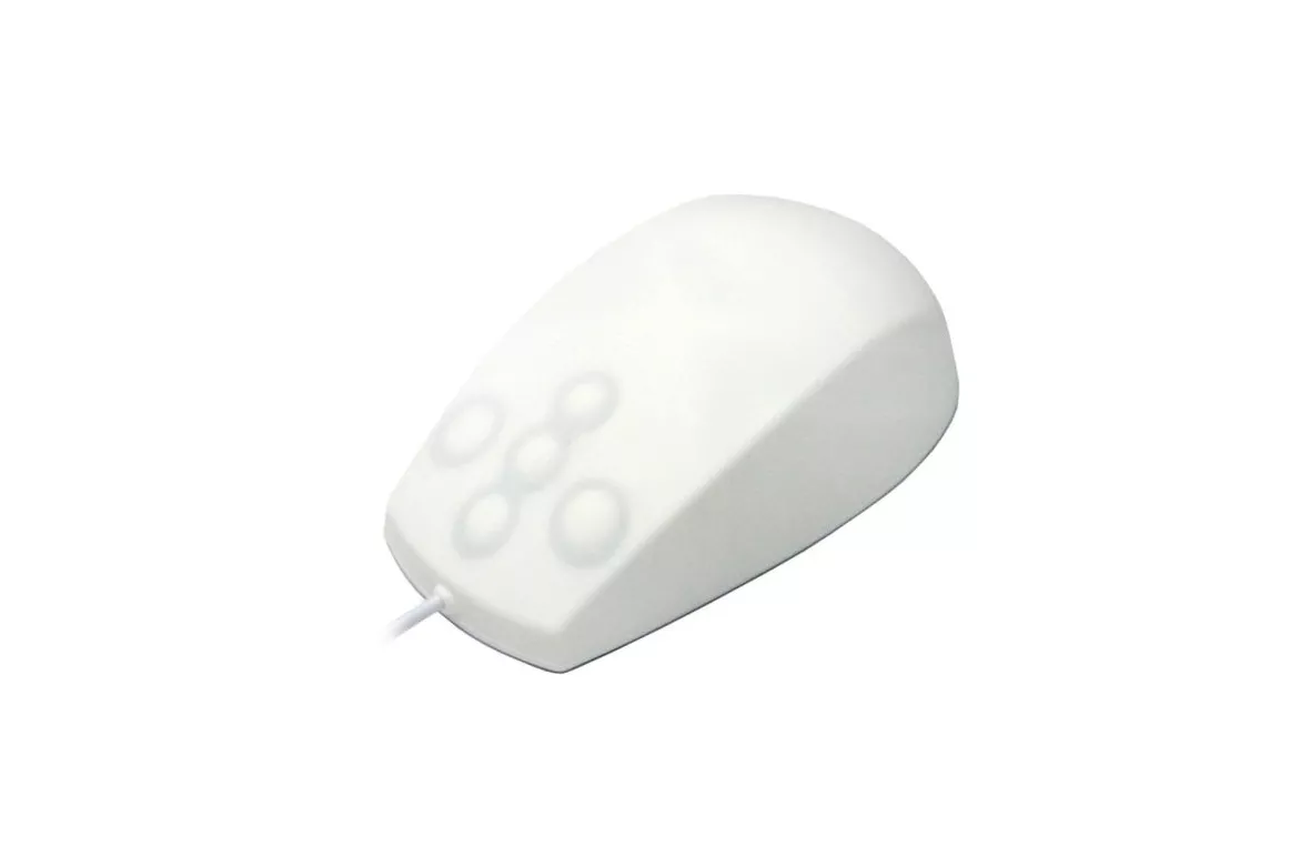 Rat&oacute;n Active Key AK-PMT2 USB tipo A 800 DPI Blanco IP68 Botones t&aacute;ctiles