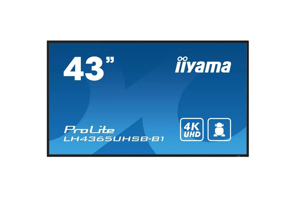 IIYAMA LH4365UHSB-B1 42.5" LED IPS 4K Ultra HD HDMI Altavoces