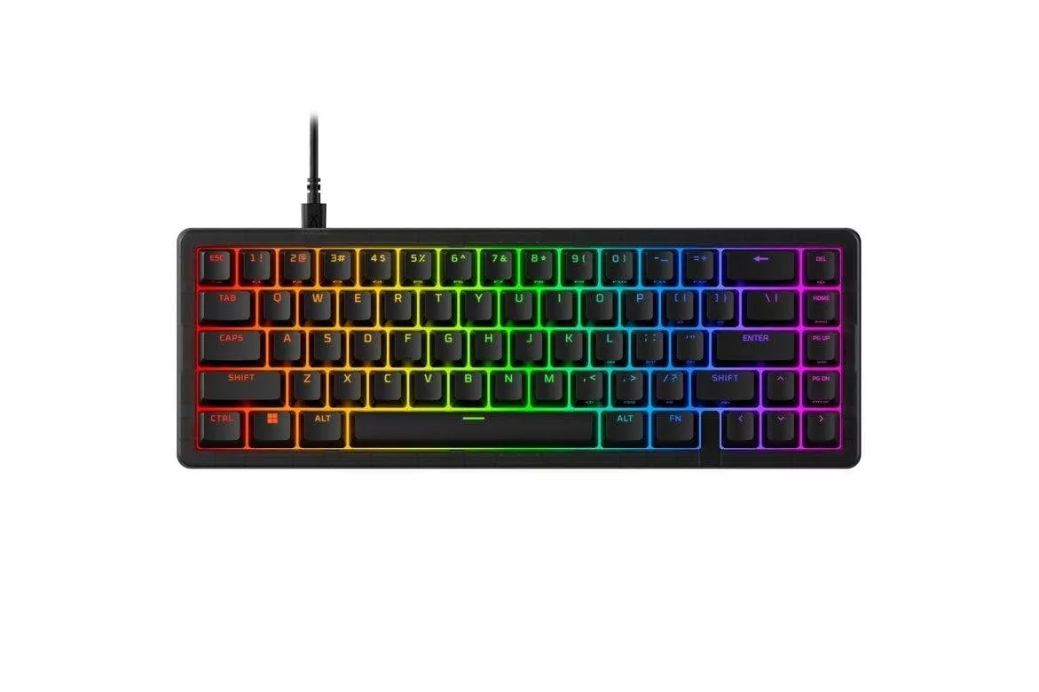 HyperX Alloy Origins 2 65% Teclado mec&aacute;nico compacto hot-swappable RGB switch red Layout ES
