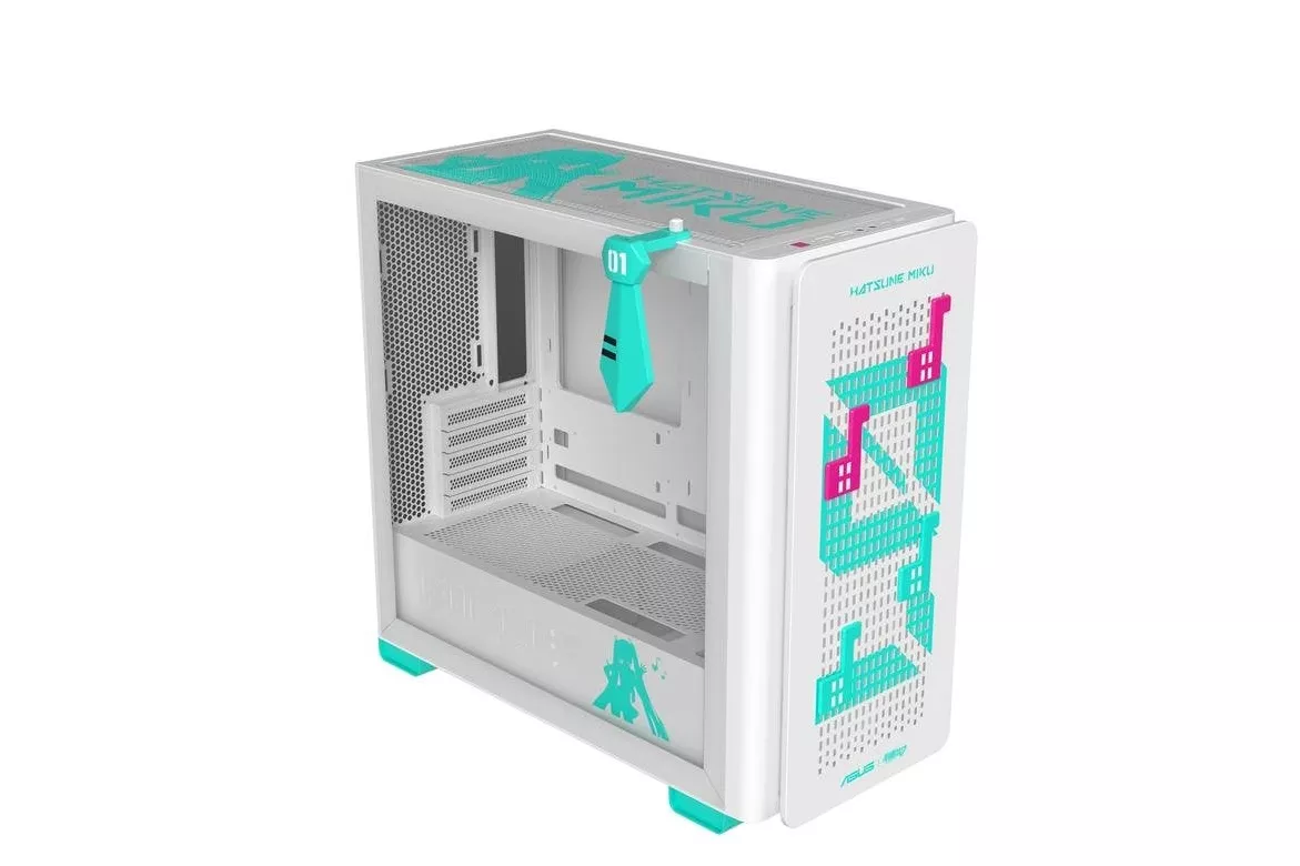 Carcasa ASUS A23 Hatsune Miku Edition micro ATX Mini-ITX ventana lateral