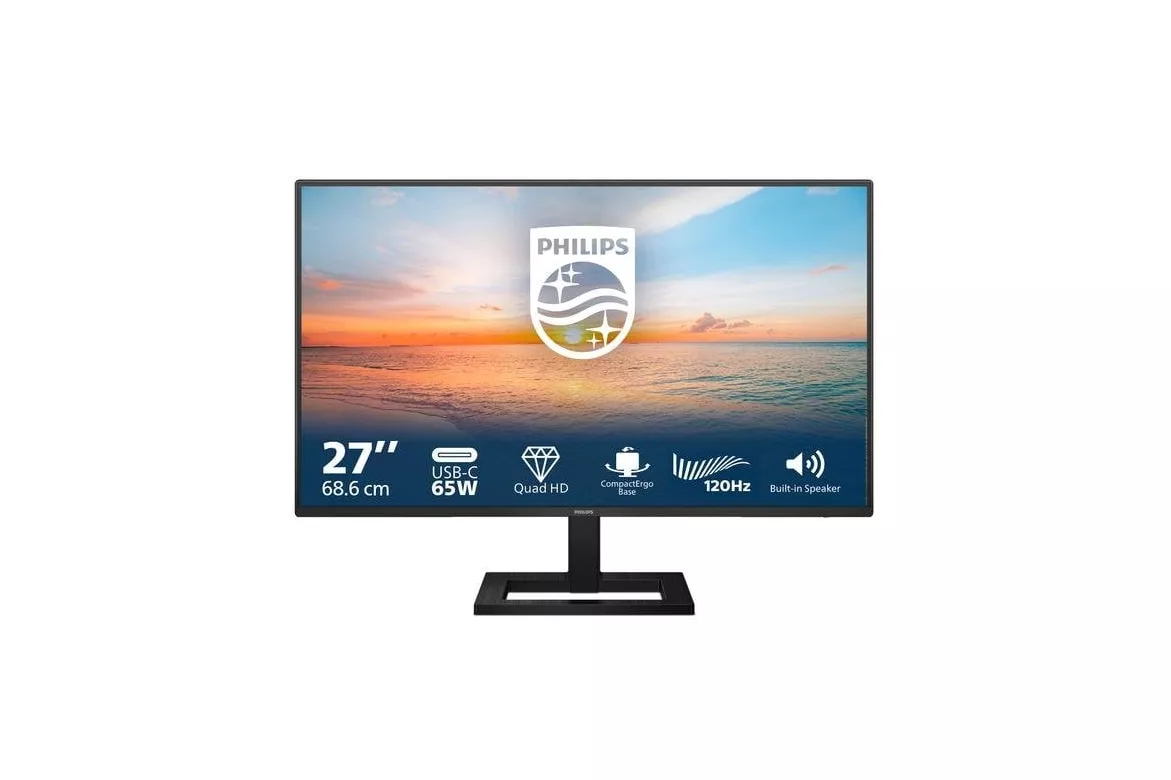 Monitor Philips 27E1N1600AE/23 27" Quad HD 100Hz IPS HDR10 USB-C Altavoces