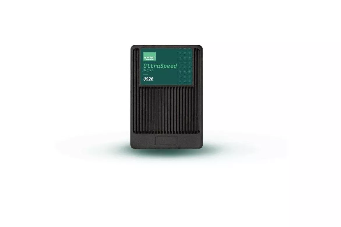 Disco Duro Goodram US20S 1,6 TB SSD U.2 PCIe 5.0 14800 MB/s Cifrado