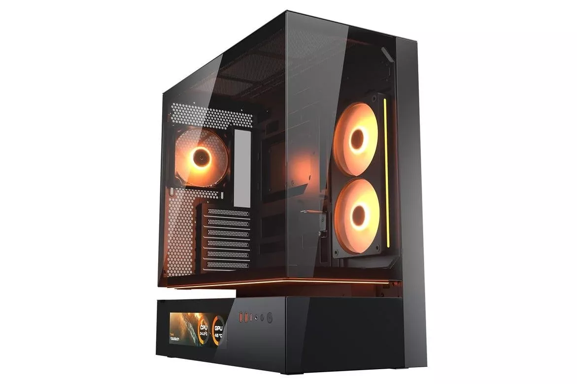 Torre PC Carcasa Cougar CGR-2DA4B-V Midi Tower Vidrio Templado RGB