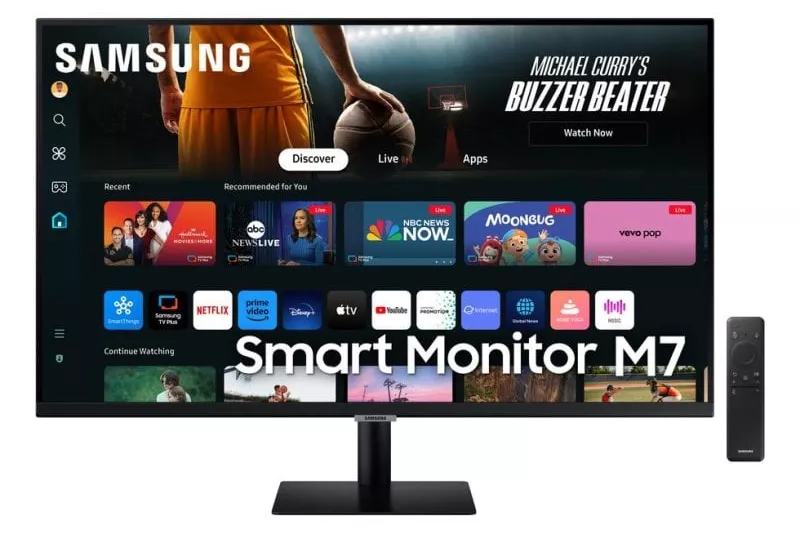 Monitor Samsung M70D 32" UltraHD 4K 60Hz VA Plano HDR10 Altavoces USB-C