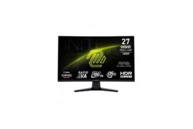 MSI MONITOR MAG 274CQF. 27" RAPID VA CURVO 1500R. 2560X1440 . 180HZ. NEGRO