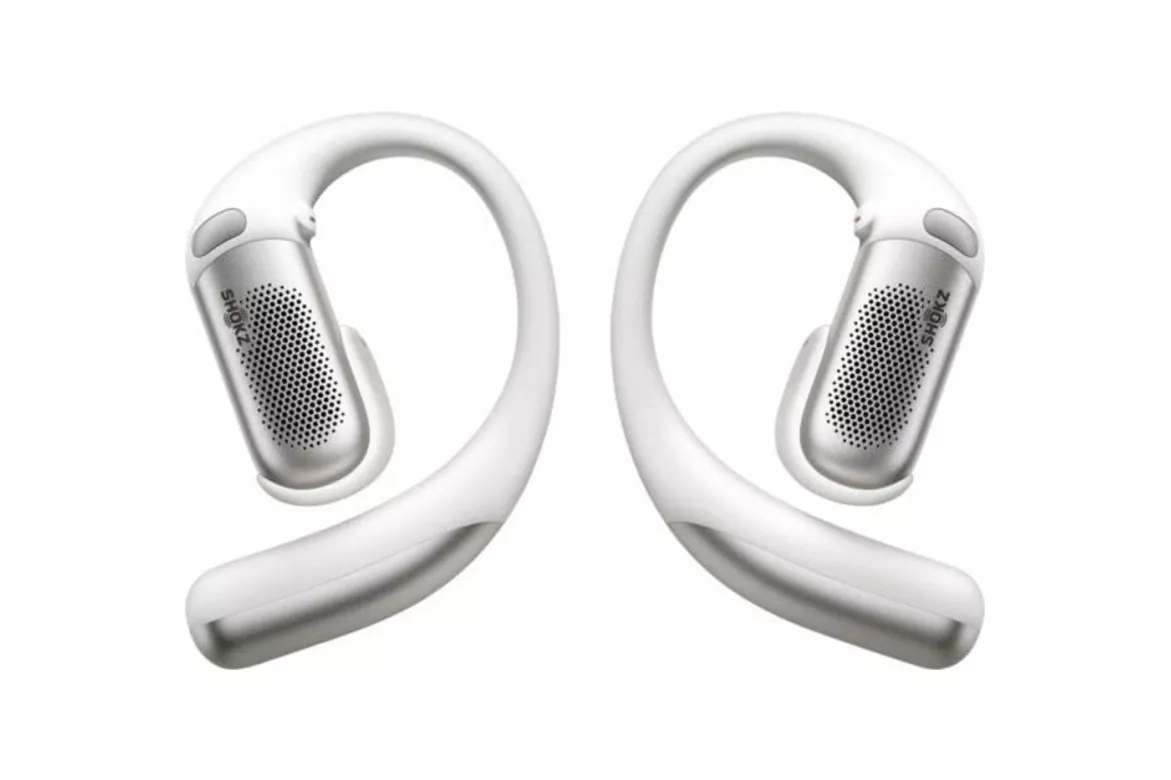 Auriculares Shokz OpenFit Pro inal&aacute;mbricos Bluetooth con Cancelaci&oacute;n de Ruido, Micr&oacute;fono y sonido Dolby Atmos, blancos