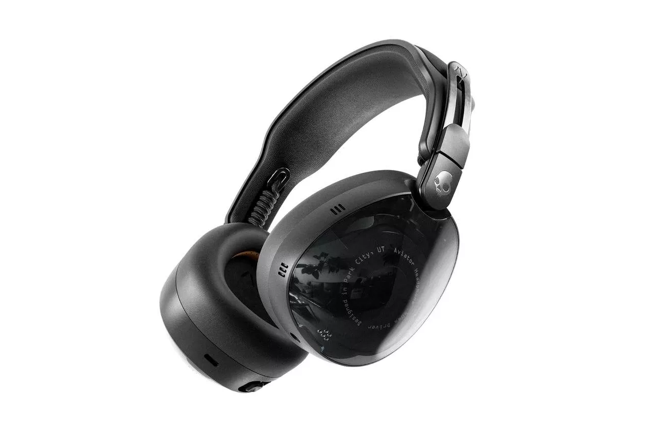 Auriculares Skullcandy Aviator 900 ANC inal&aacute;mbricos y con cable Bluetooth con Cancelaci&oacute;n Activa de Ruido, micr&oacute;fono y control en oreja, negros
