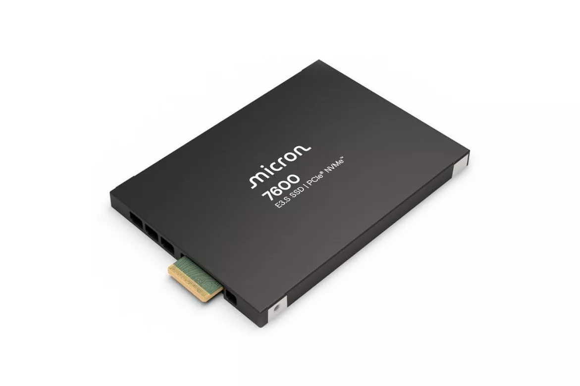 Disco Duro Micron 7600 PRO 3,84TB SSD U.2 PCIe 5.0 NVMe Seguridad Avanzada