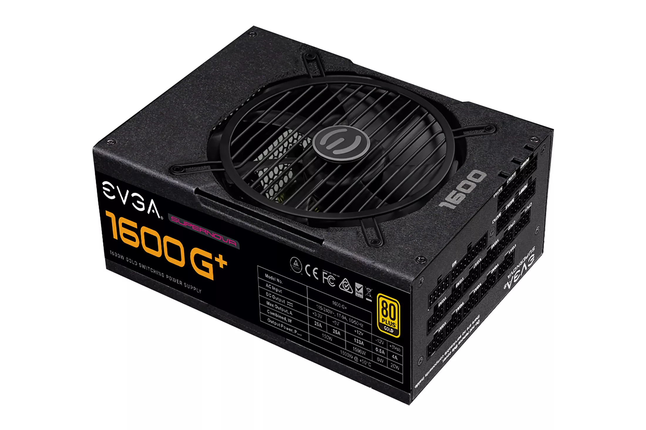 EVGA SuperNOVA 1600 G+ 80 Plus Gold 1600W Full Modular