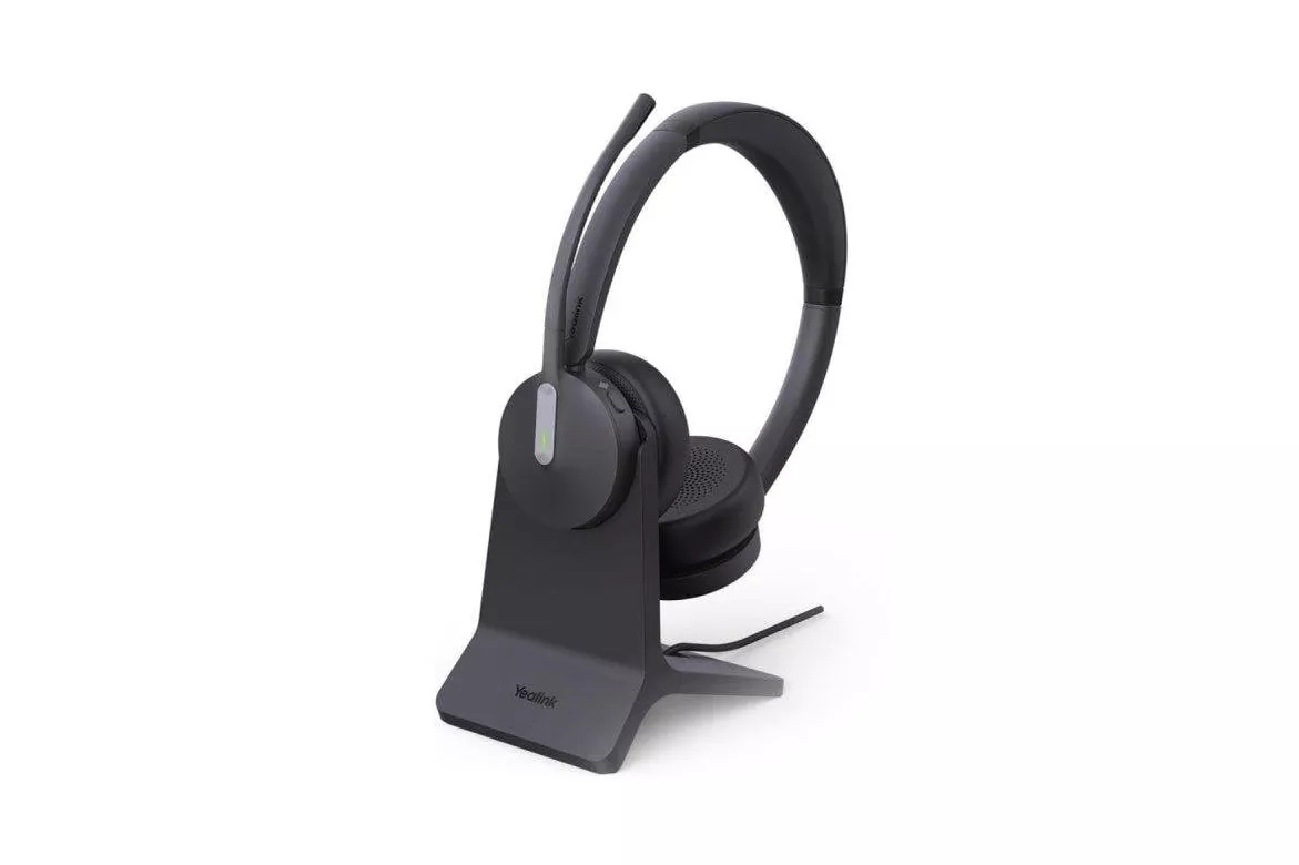 Auriculares Yealink BH70 inal&aacute;mbricos Bluetooth con Cancelaci&oacute;n de Ruido, micr&oacute;fono triple y audio profesional, color negro