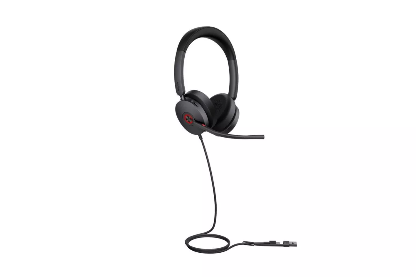 Auriculares Yealink UH48 Dual con cable USB-C/A para llamadas y m&uacute;sica con Cancelaci&oacute;n de Ruido, negros