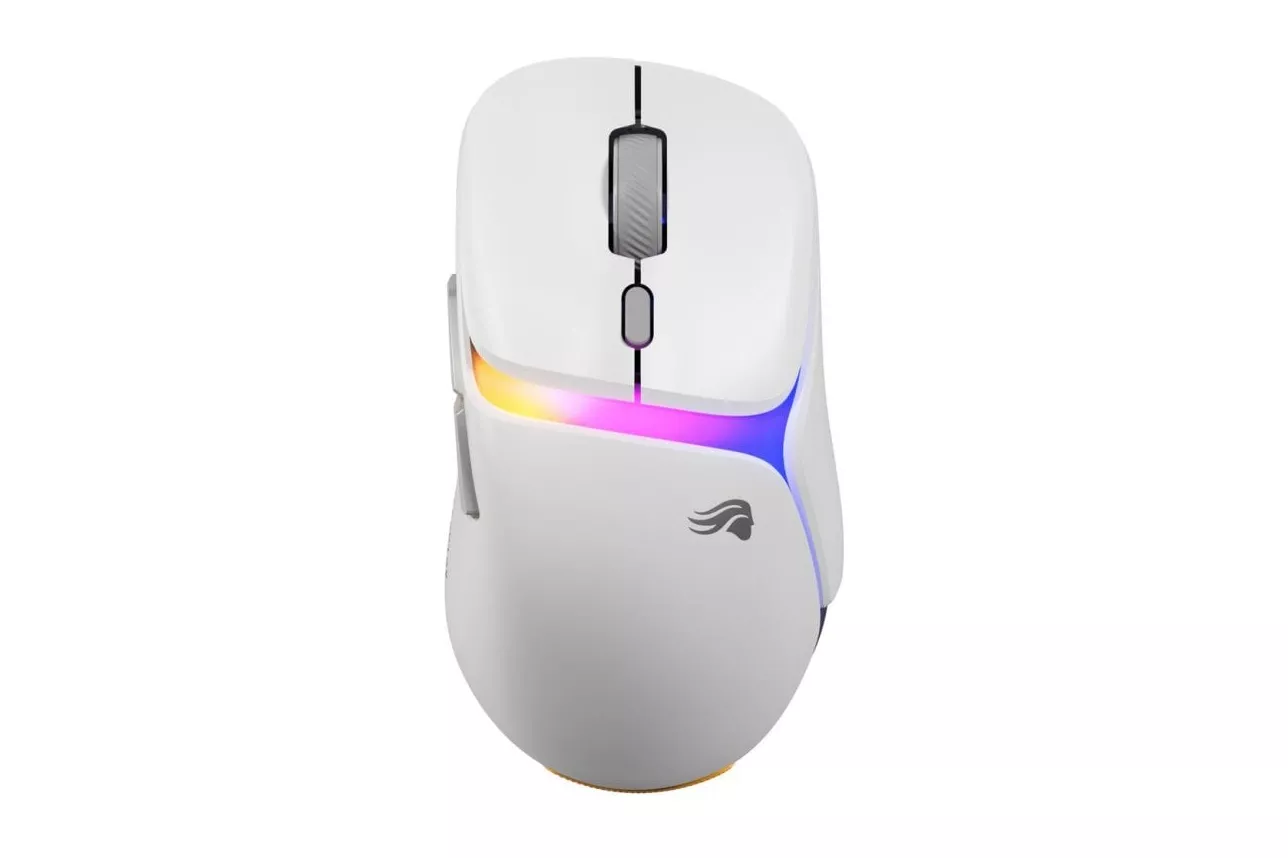 Rat&oacute;n Glorious Model D3 Wireless Bluetooth RF 30000 DPI Blanco RGB