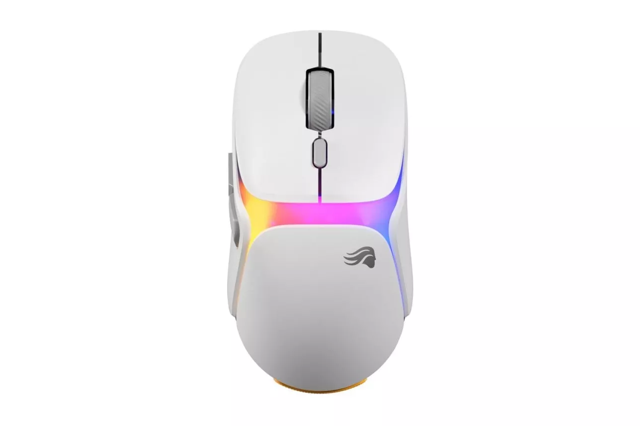 Rat&oacute;n Glorious Model O3 Wireless Bluetooth RF 30000 DPI Blanco RGB