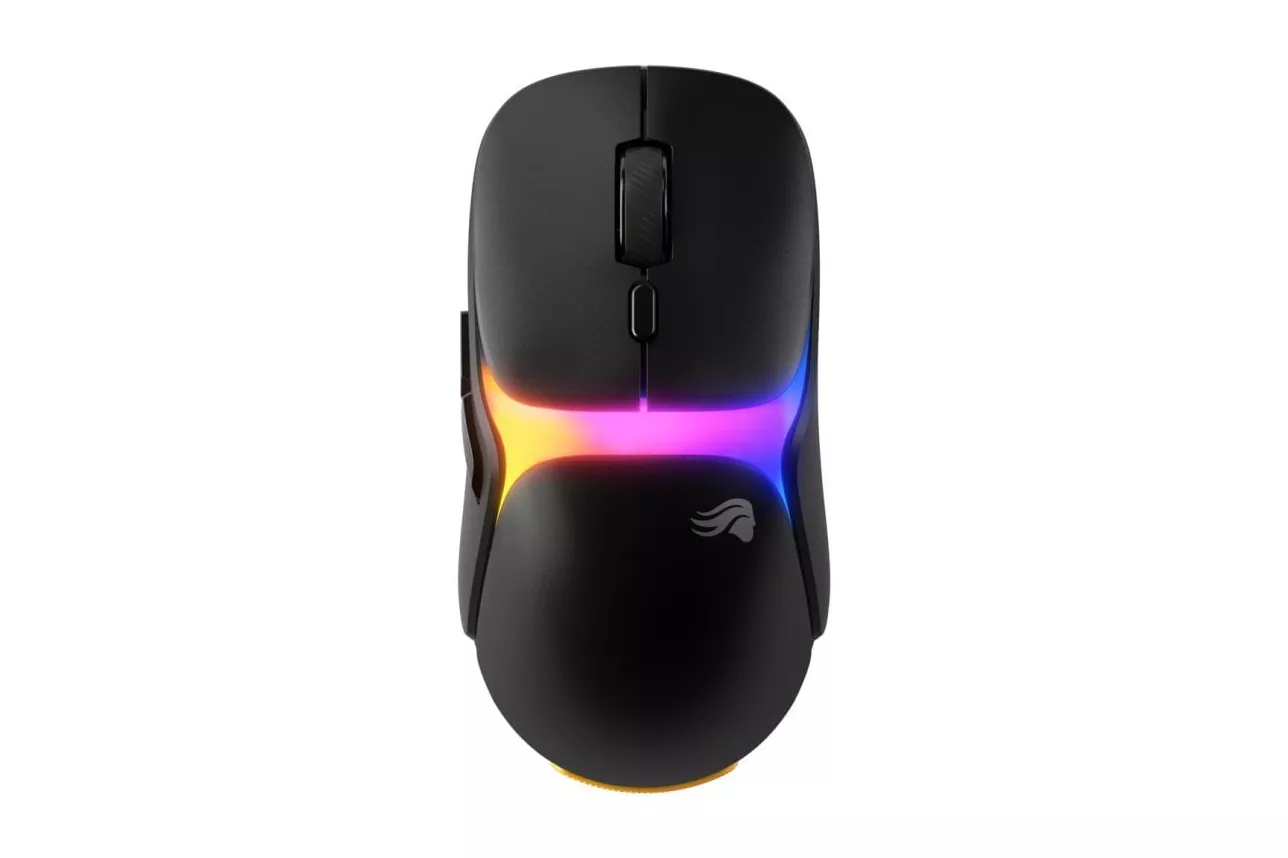 Rat&oacute;n Glorious Model O3 Wireless Bluetooth RF 30000 DPI Negro RGB