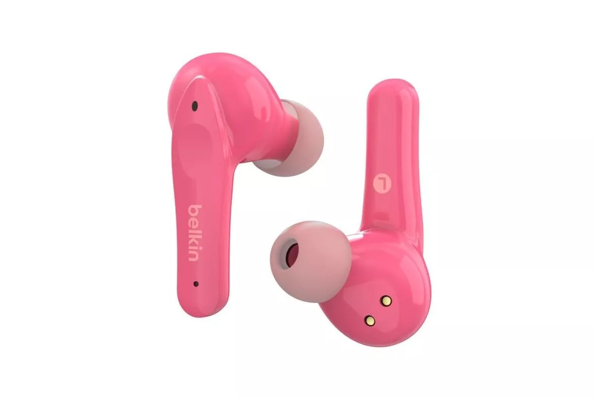 Auriculares Belkin Soundform Nano inal&aacute;mbricos Bluetooth para llamadas y m&uacute;sica rosa