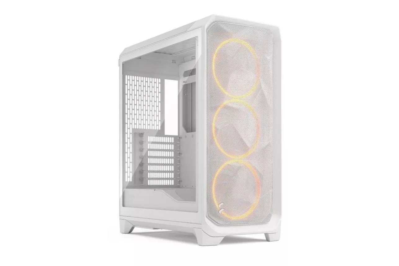 Caja PC Fractal Meshify 3 Blanco ATX Vidrio Templado RGB Gaming