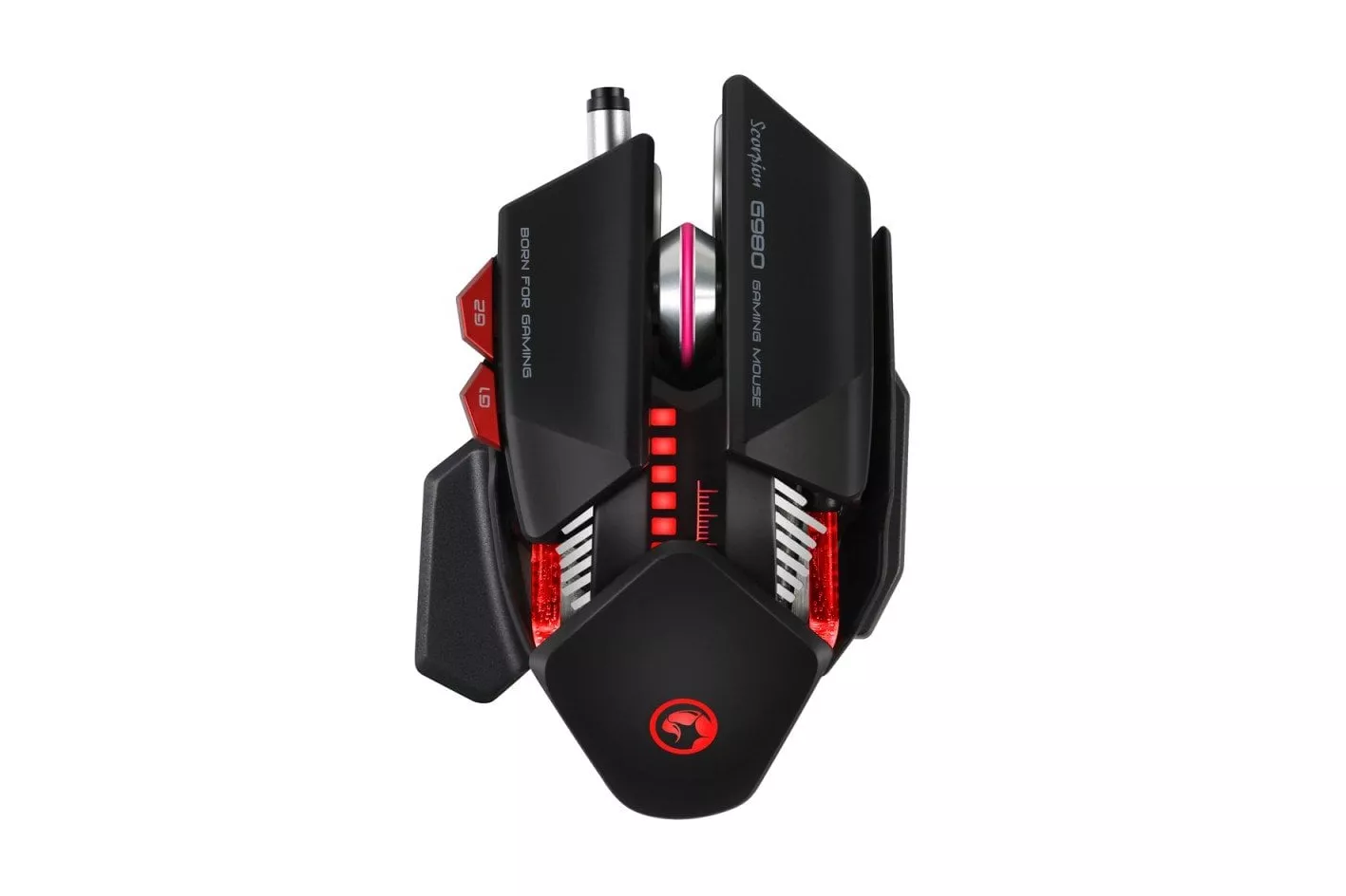 Scorpion MA-G980 Rat&oacute;n Gaming RGB 6000 DPI Negro