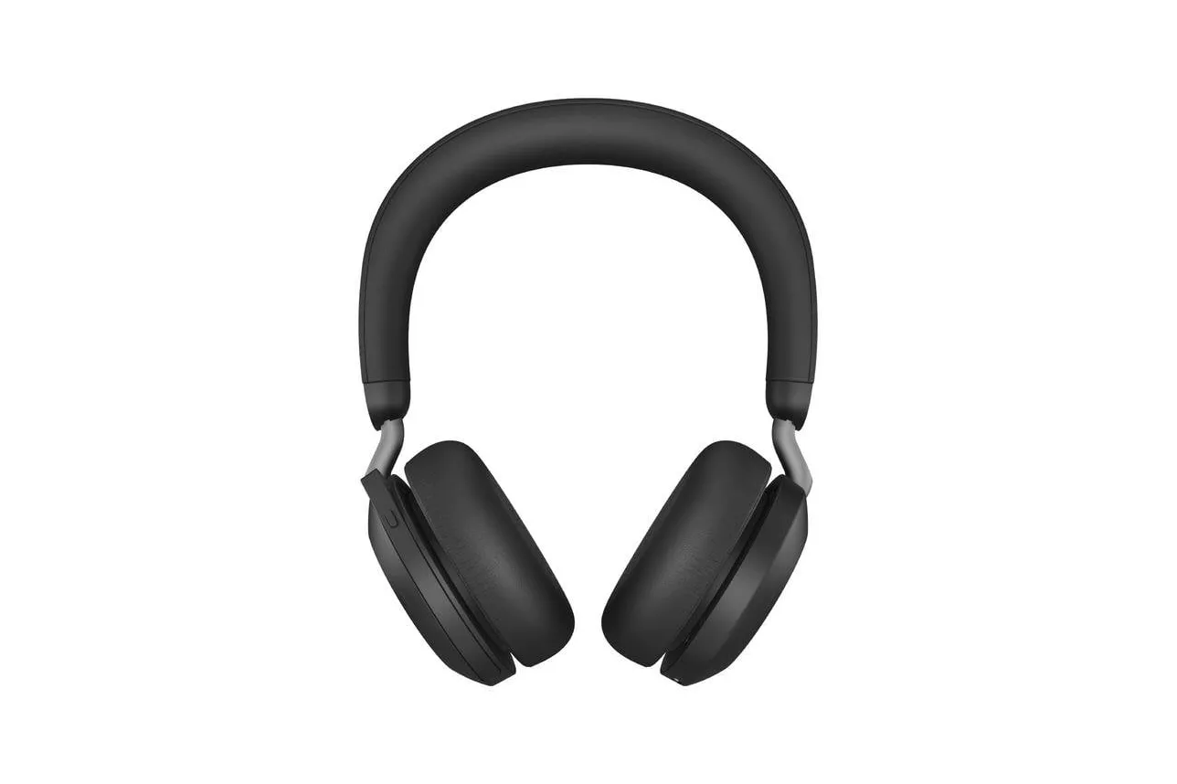 Auriculares Jabra Evolve2 75 inal&aacute;mbricos Bluetooth con Cancelaci&oacute;n Activa de Ruido, Micr&oacute;fono y Base de carga, Negro