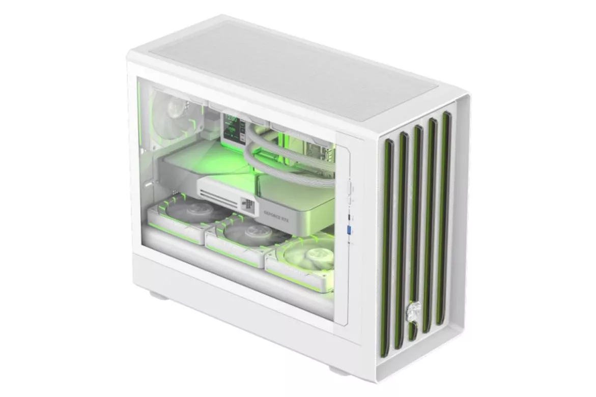 Carcasa GameMax CLAW 360 WH Micro Torre Blanco RGB Gaming