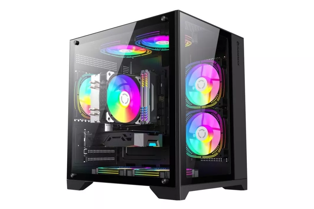 Carcasa GameMax Infinity Mini BK Micro Torre Negro ATX