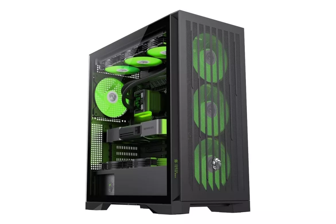 Carcasa GameMax Leader 2 BK Full Tower ATX con malla y vidrio templado para gaming