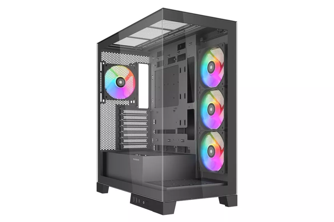 Carcasa Sama Gears V50 Midi Tower Negro ATX