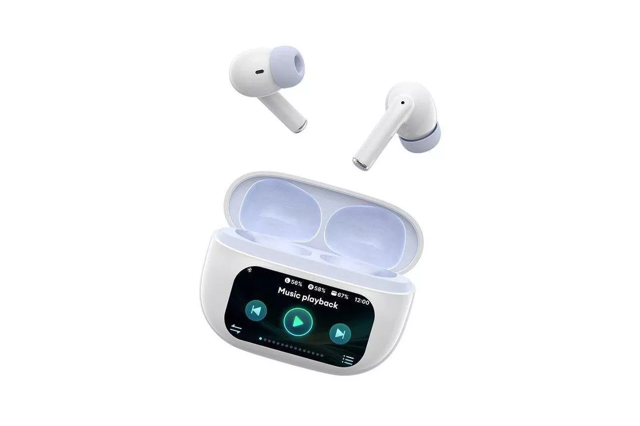 Auriculares Paxa Ai Friend Pro inal&aacute;mbricos Bluetooth 5.4 deportivos con pantalla t&aacute;ctil y resistencia IPX5