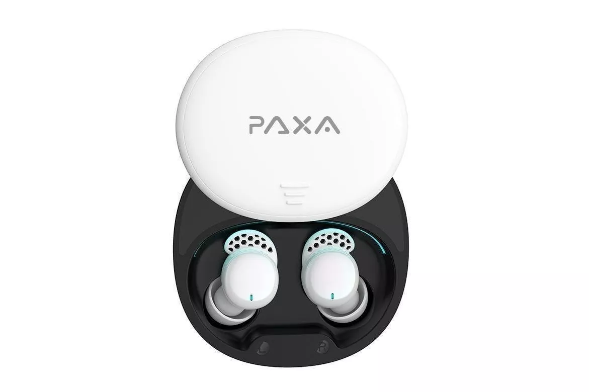 Auriculares Paxa LX-410PRO inal&aacute;mbricos Bluetooth 5.4 con Cancelaci&oacute;n de Ruido para dormir blancos