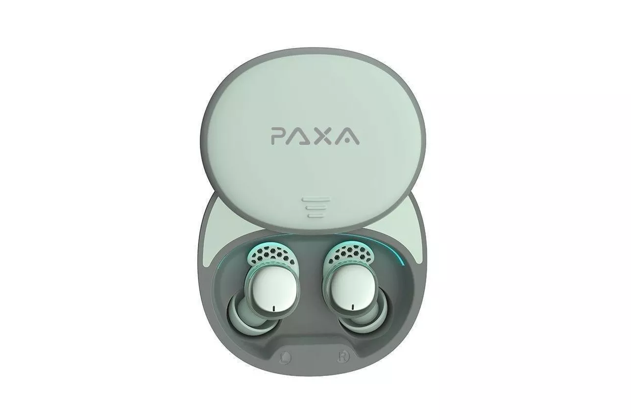 Auriculares Paxa LX-410PRO inal&aacute;mbricos Bluetooth 5.4 con Cancelaci&oacute;n de Ruido para dormir Verde