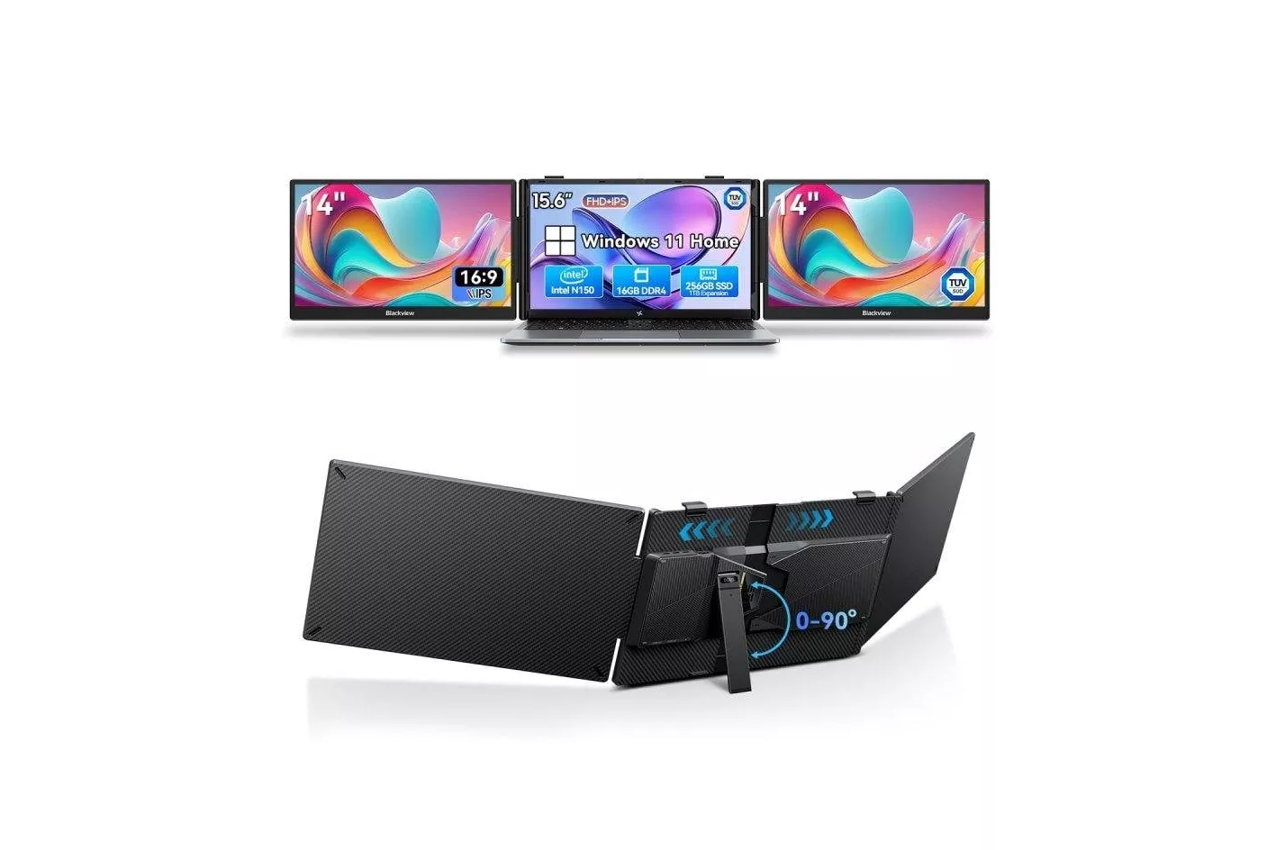 Monitor Blackview DCM5 14" FullHD IPS 60Hz Port&aacute;til USB-C Altavoz Integrado