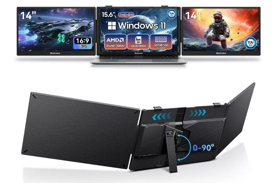 Monitor Blackview DCM5 14" FullHD IPS 60Hz Port&aacute;til USB-C Sonido Integrado