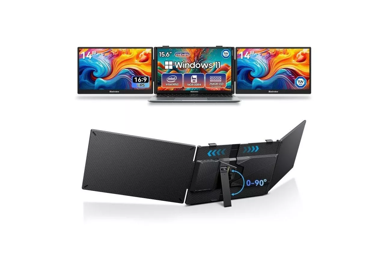 Monitor Blackview DCM5 14" FullHD IPS 60Hz USB-C Altavoz Integrado Carga Inversa Protecci&oacute;n ocular