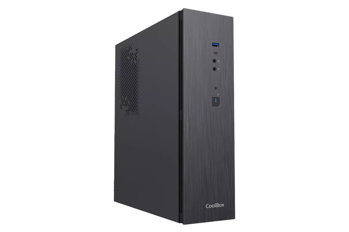 Carcasa de ordenador Coolbox T370 Slim 500W USB-C 3.2 Gen1