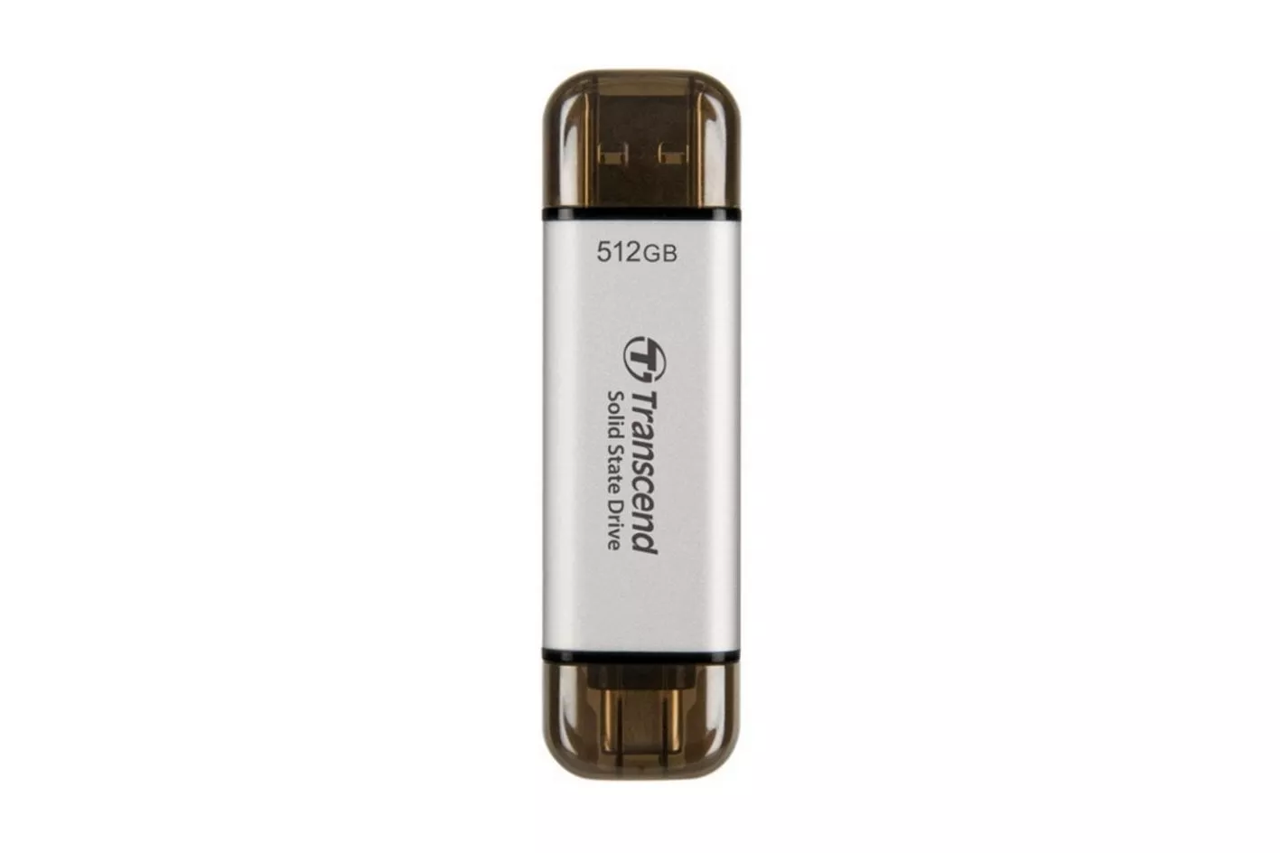 Disco Duro Transcend ESD310 512 GB SSD USB 3.2 Gen 2 1050 MB/s Plata