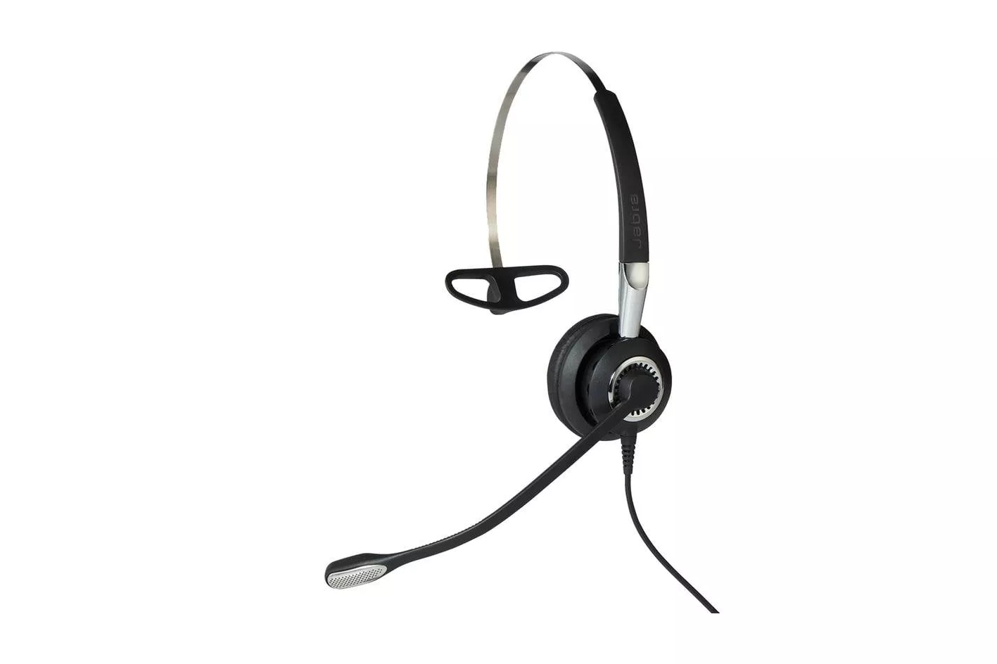 Auriculares Jabra Biz 2400 II con cable QD, cancelaci&oacute;n de ruido, uso oficina, negro y plata