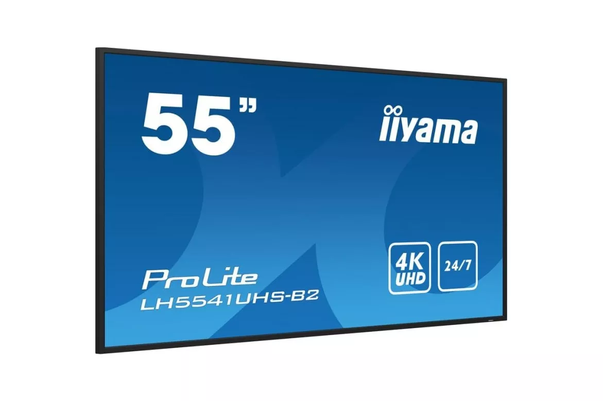Monitor iiyama LH5541UHS-B2 54,6" UltraHD 4K 60Hz IPS Pantalla XL Sonido Integrado VESA