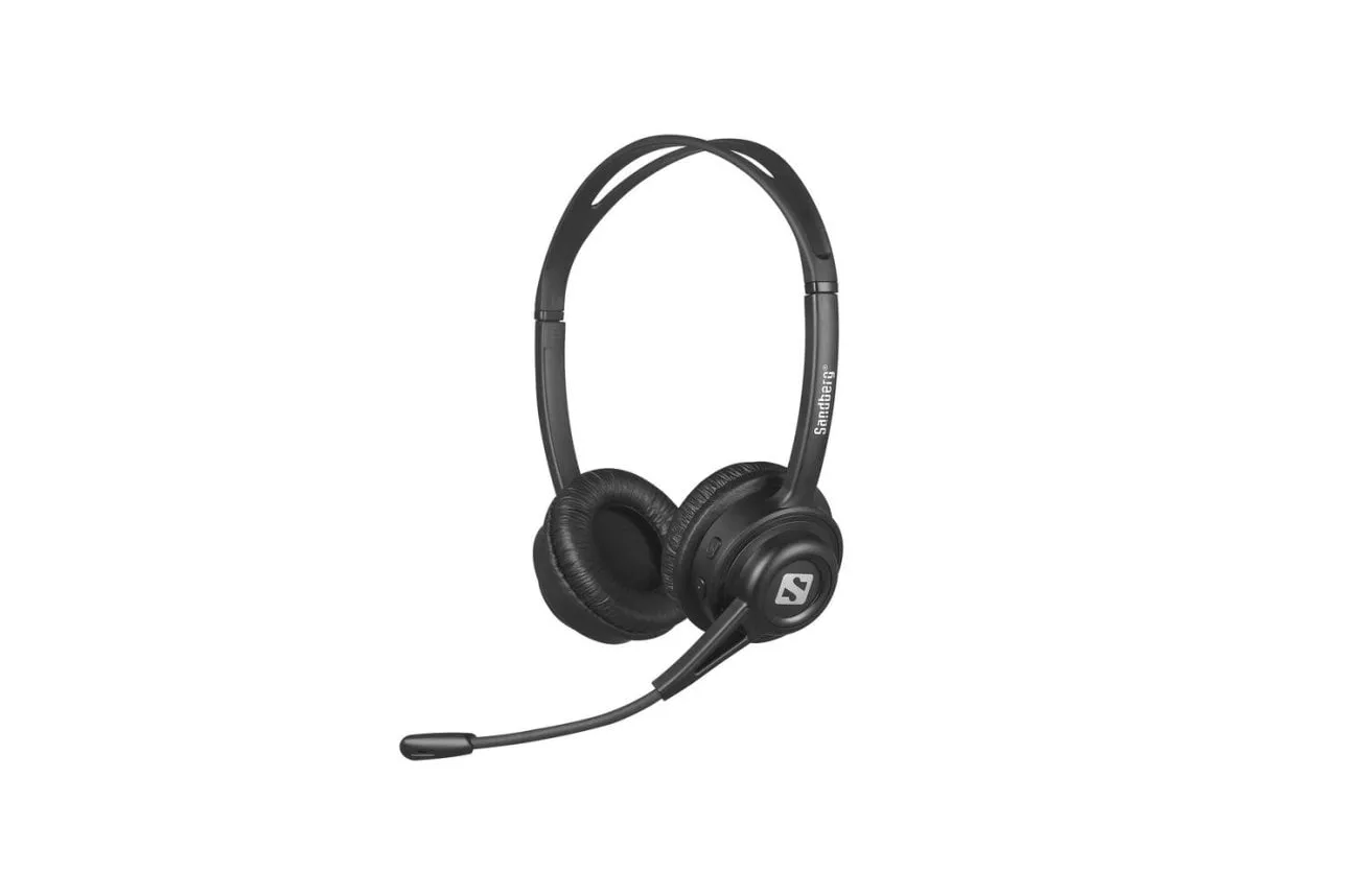 Auriculares Sandberg 126-43 inal&aacute;mbricos Bluetooth 5.1 para uso diario con micr&oacute;fono negro
