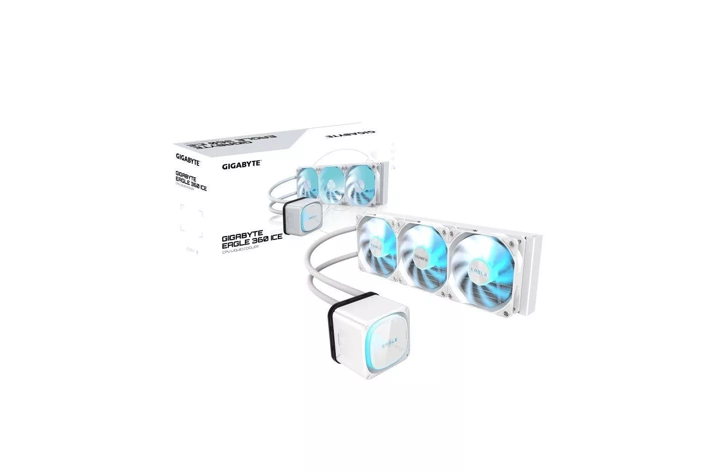 Refrigeraci&oacute;n L&iacute;quida Gigabyte Eagle 360I 394mm 3 Ventiladores ARGB Pantalla LCD