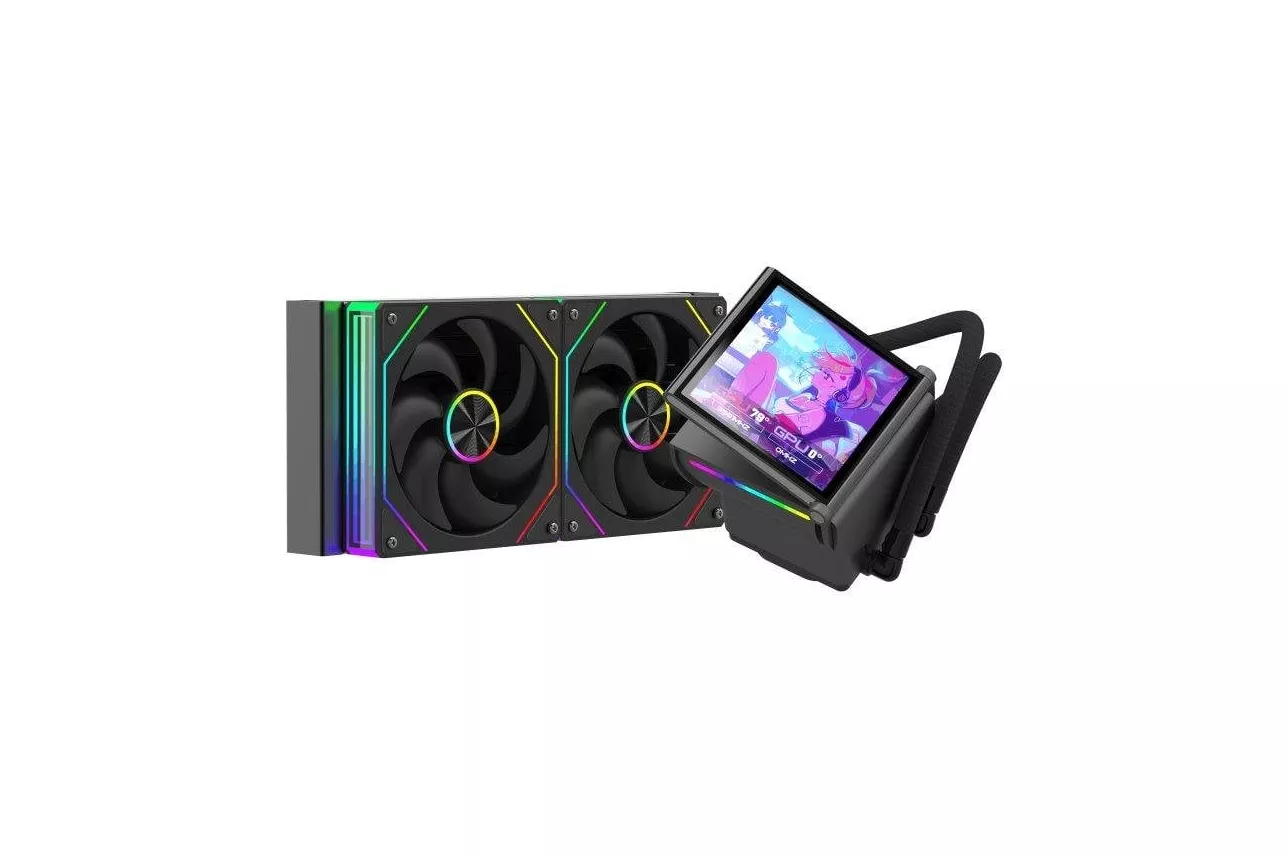 Refrigeraci&oacute;n L&iacute;quida ProGaming GlacierView 240 LCD 240mm 2 Ventiladores ARGB Pantalla IPS