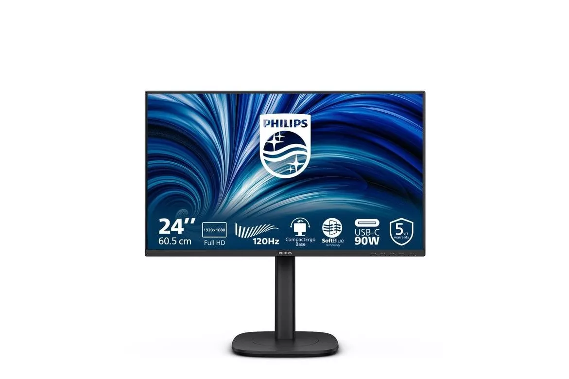 Monitor Philips 24B2U3301/00 23,8" FullHD 120Hz IPS USB-C Altura Ajustable