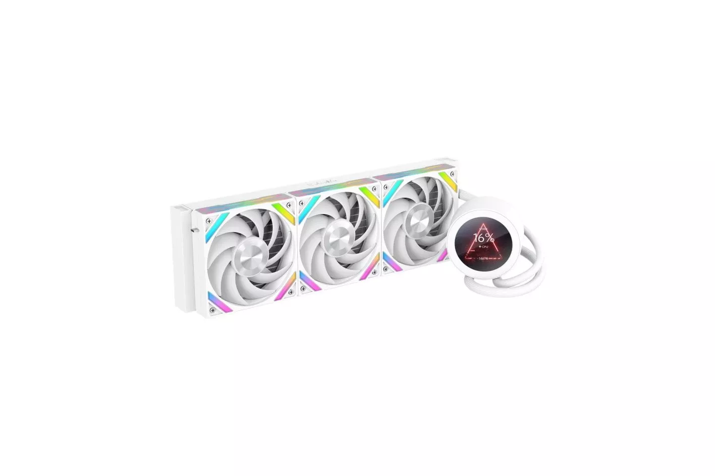 Refrigeraci&oacute;n L&iacute;quida Sama Gears Q70 360mm 3 Ventiladores LED Blanca